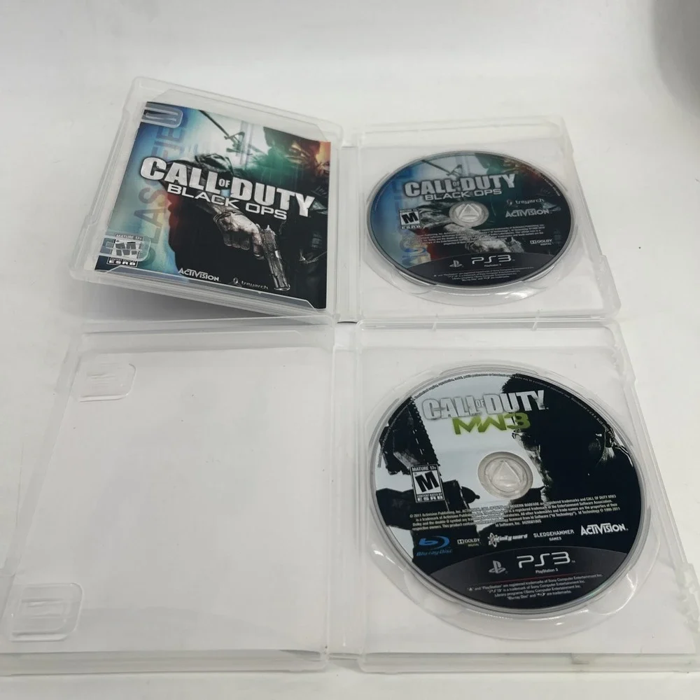 Call of Duty Black Ops + MW3 PS3 Bundle Tested Working